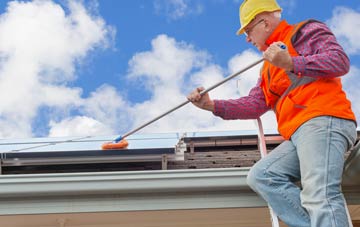 Hitchill soft wash roof cleaning